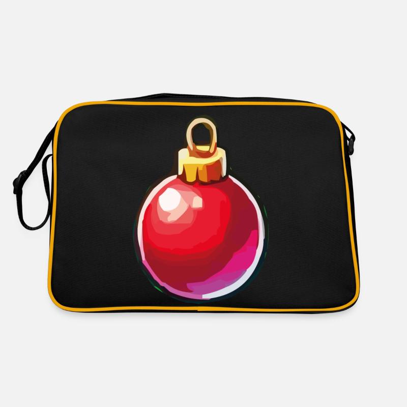 Weihnachtskugel Retro Tasche