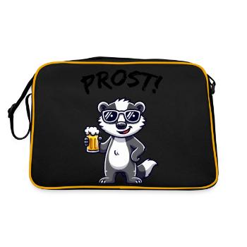 Bière Badger Cheers - Sac Retro - noir/or - Dos