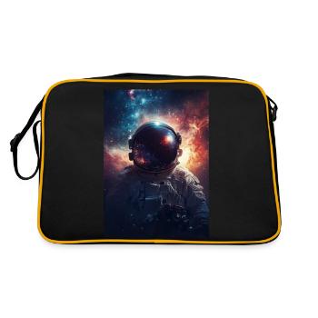 Astronaute 7 - Sac Retro - noir/or - Dos
