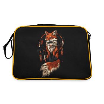 Fox Dream Catcher Indian - Retro Bag - black/gold - Back