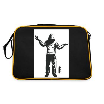 Pulvérisateur - Sac Retro - noir/or - Dos