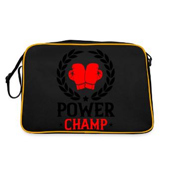 Champion de boxe - Sac Retro - noir/or - Dos