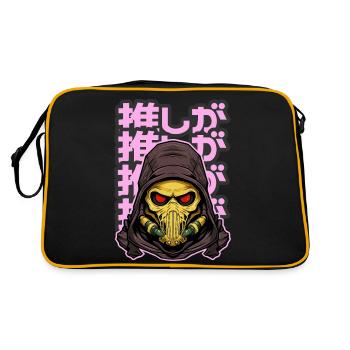 AFFRONTEZ LA TEMPÊTE ! - Sac Retro - noir/or - Dos