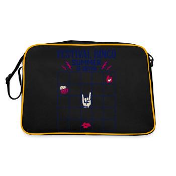 Festival Bingo Été '25 - Sac Retro - noir/or - Dos