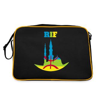 Rif muslim - Sac Retro - noir/or - Dos