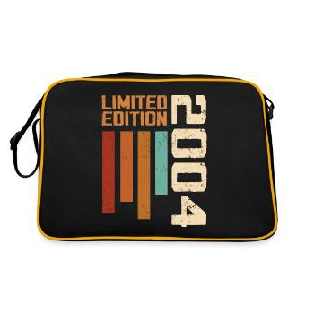 Vintage 2004 Birthday Gift 2004 Retro 2004 - Retro Bag - black/gold - Back