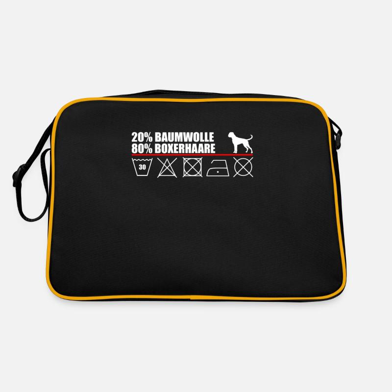 Deutscher Boxer Hundehaare Geschenk Retro Tasche