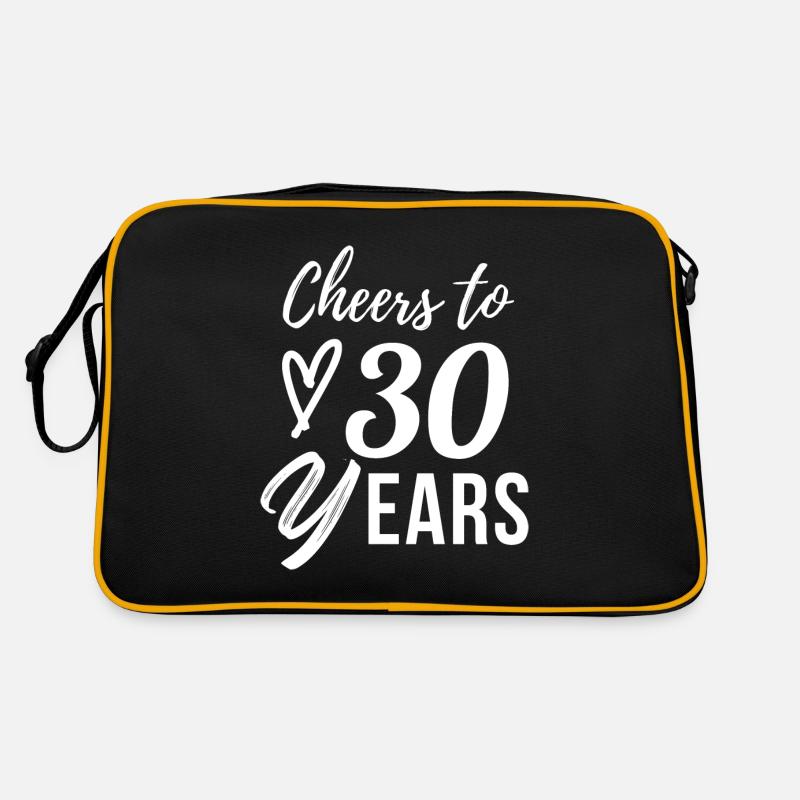 30. Geburtstag Retro Tasche