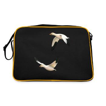 Oies des neiges - Sac Retro - noir/or - Dos
