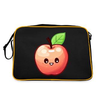 Pomme Kawaii : Tentation sucrée fruitée - Sac Retro - noir/or - Dos