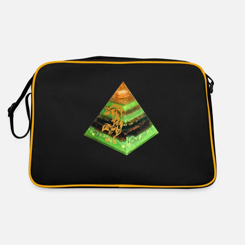 Wolfsenergie Pyramide Retro Tasche
