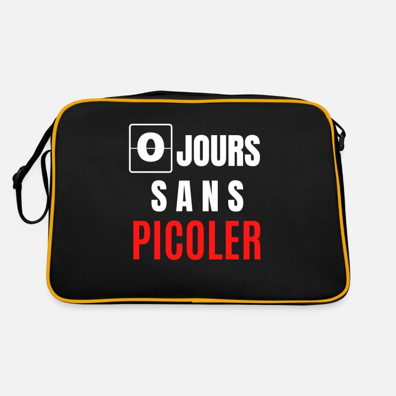 zéro jours sans picoler Sac Retro