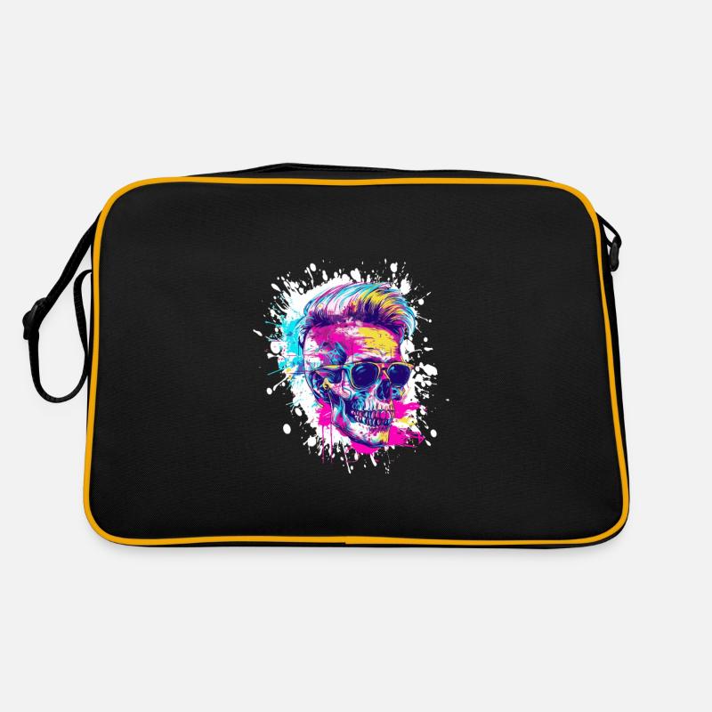 Crâne Party Techno Sac Retro