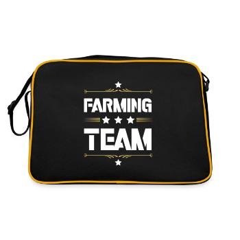 Équipe agricole - Sac Retro - noir/or - Dos