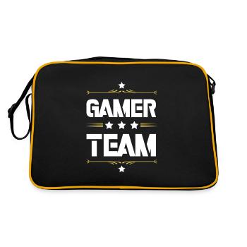 Équipe de joueurs - Sac Retro - noir/or - Dos