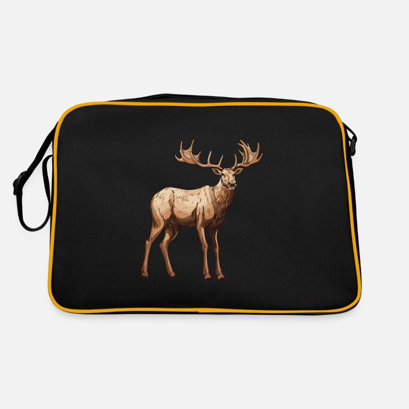 Elch Tier Retro Tasche