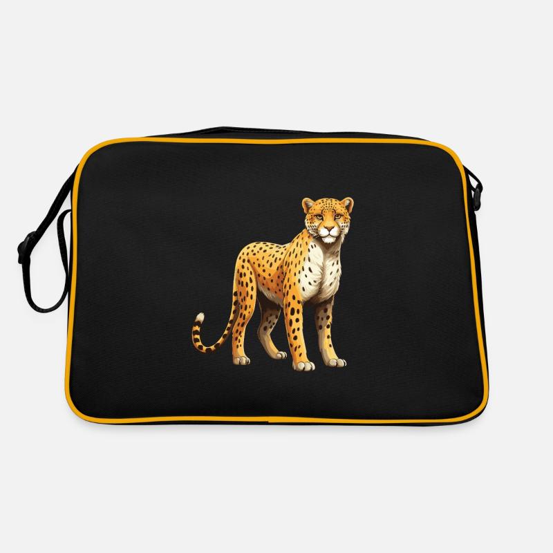 Cheetah animal Retro Bag