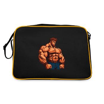 Gymnase de musculation - Sac Retro - noir/or - Dos