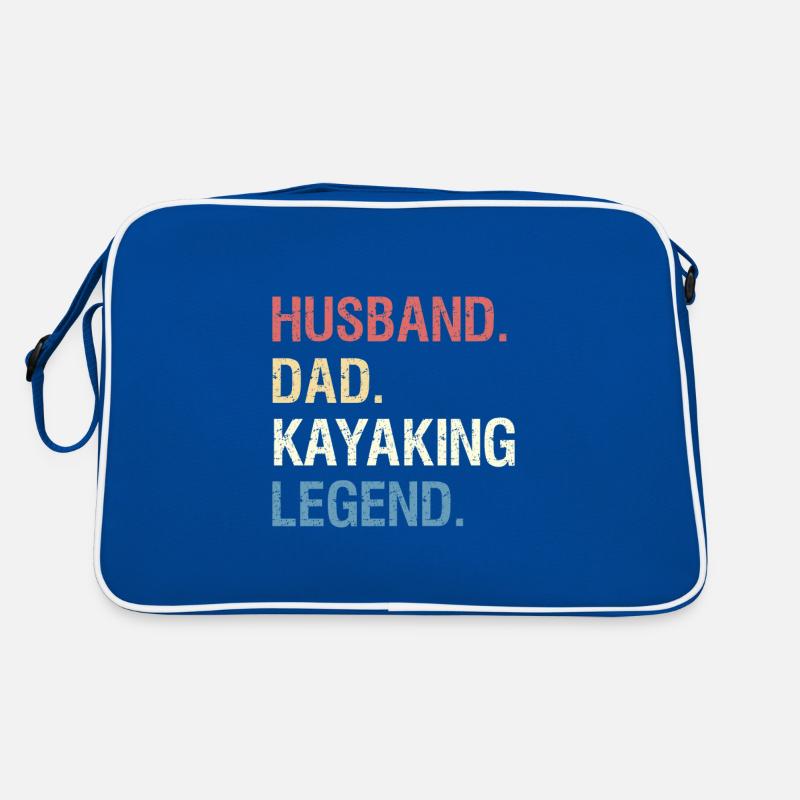 Ehemann Papa Kajak Legende | Kajak Geschenk Retro Tasche