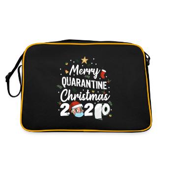 Joyeux Noël 2020 en quarantaine - Sac Retro - noir/or - Dos