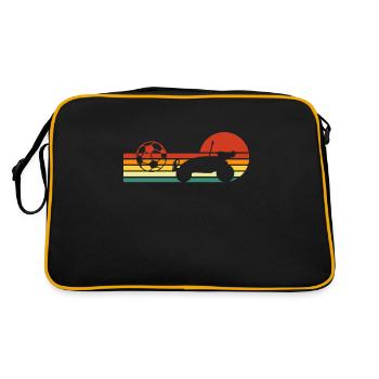 Voiture de sport rétro Rocket Soccer - Sac Retro - noir/or - Dos