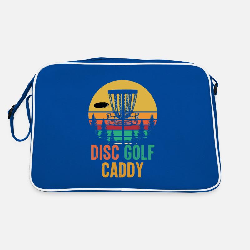 Disc Golf Caddy Golfing Lover Golfer Retro Vintage Retro Bag