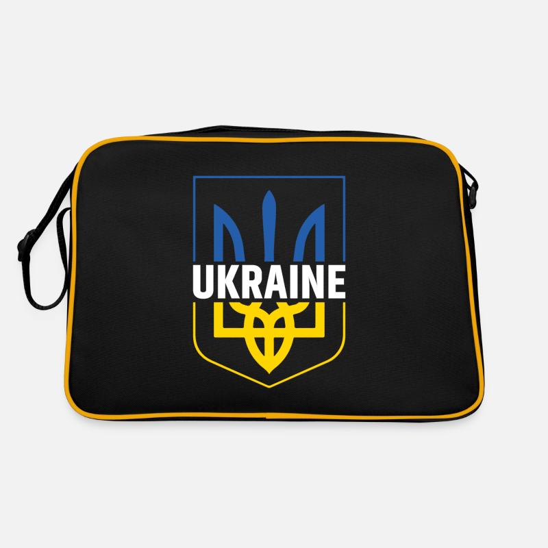 Ukraine - Sac Retro - noir/or
