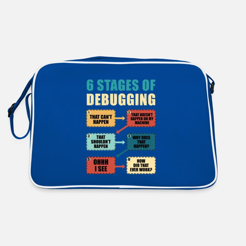 Programmieren Debugging Lustiges Programmierergeschenk Retro Tasche