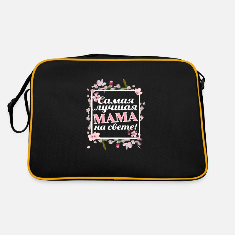 Muttertag 8. März - Beste Russische Mama Retro Tasche