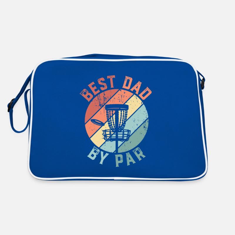 Retro Best Dad By Par Disc Golf Vatertag Retro Tasche