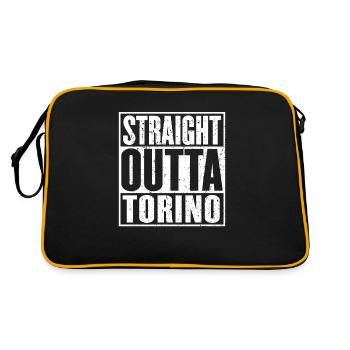 Straight Outta Torino Vintage - Sac Retro - noir/or - Dos