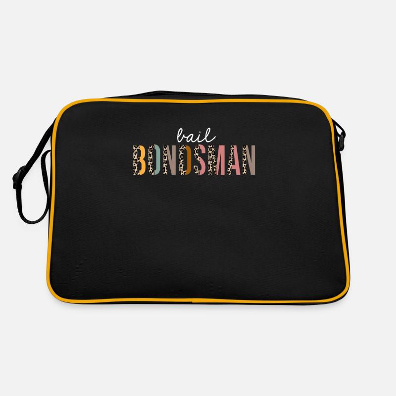 Bail Bondsman Leopard Print Funny Gift Retro Bag