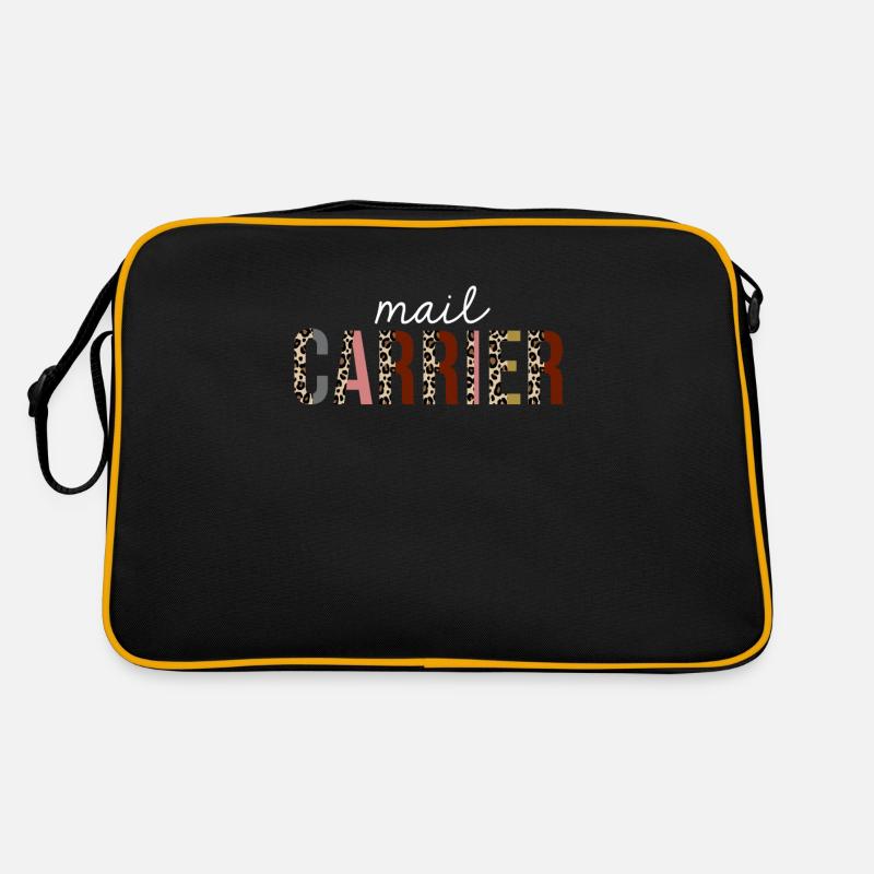 Mail Carrier Leopard Print Funny Gift Retro Bag