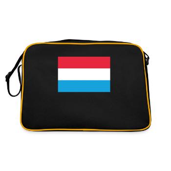 Drapeau officiel luxembourgeois - Sac Retro - noir/or - Dos