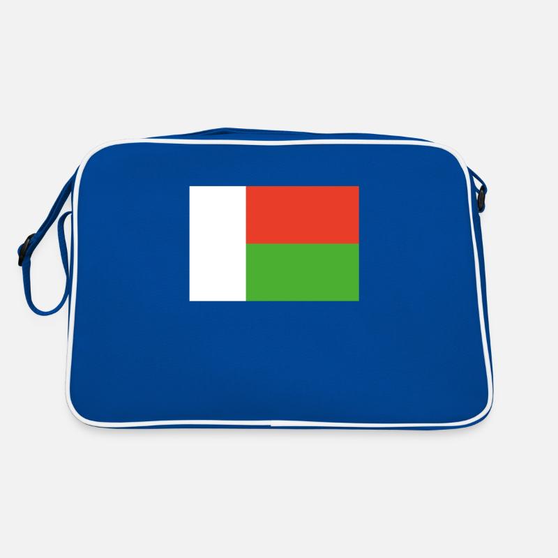 Offizielle Madagaskarflagge Madagassisch oder Madagassisch Retro Tasche