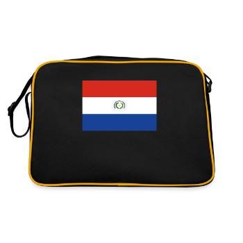 Drapeau officiel du Paraguay Paraguay Country Pride - Sac Retro - noir/or - Dos
