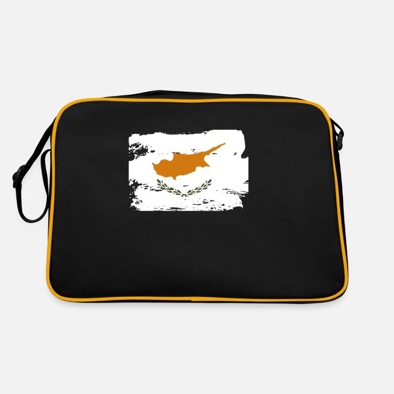 Offizielle Flagge Zypern Zyprioten Griechisch Türkisch Retro Tasche