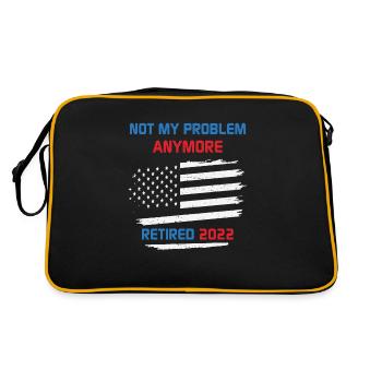 Ce n’est plus mon problème Retraité 2022 Retraite USA - Sac Retro - noir/or - Dos