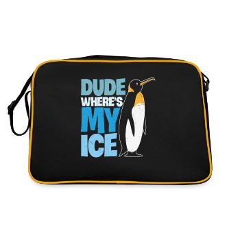 Dude Where's My Ice Kiwi Protection - Sac Retro - noir/or - Dos