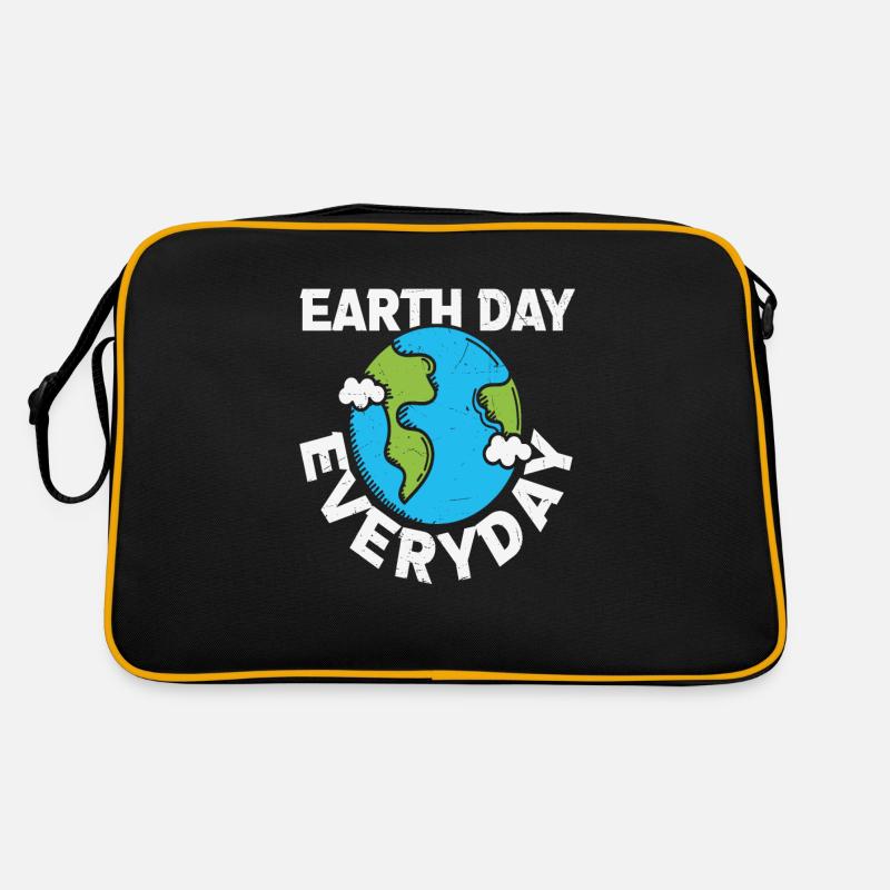 Jour de la Terre Tous les jours Planète Terre Citations Sac Retro