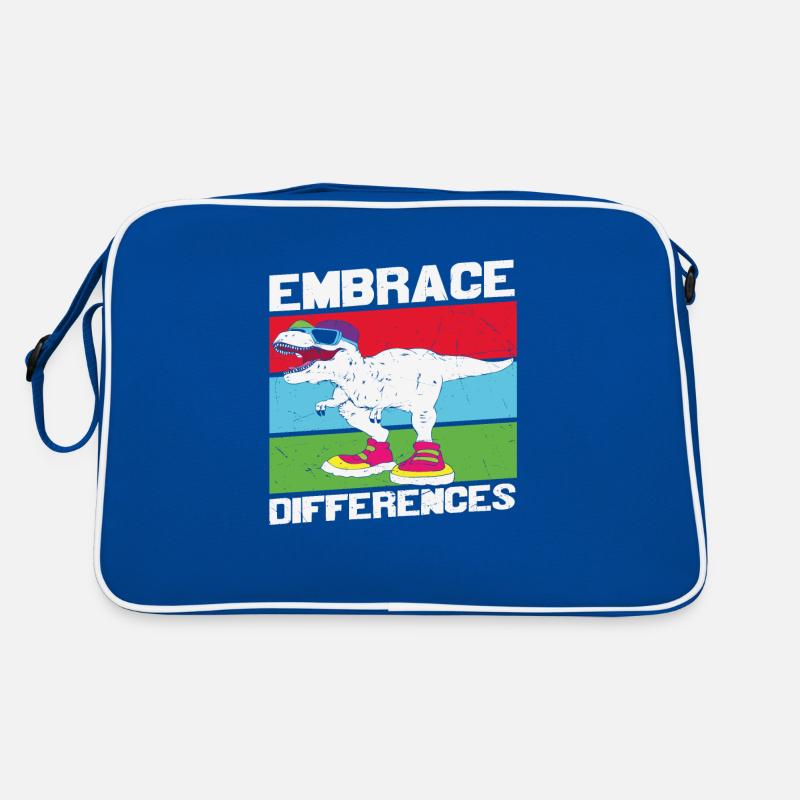 Embrassez la différence Différentes citations Sac Retro