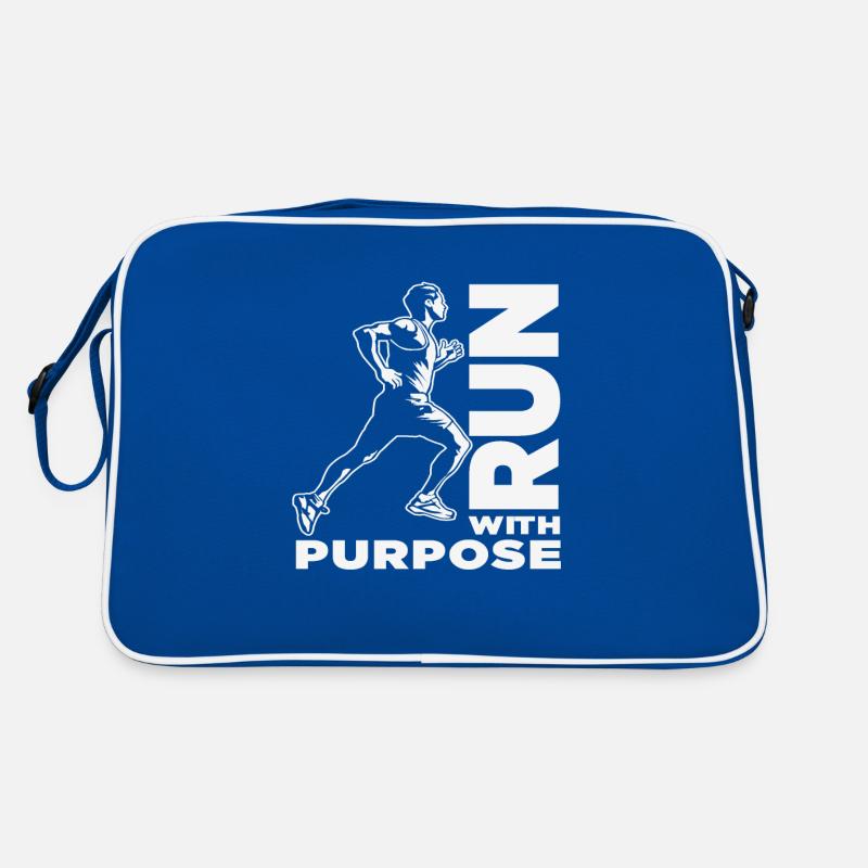 Exécuter avec des citations d’objectif Sac Retro