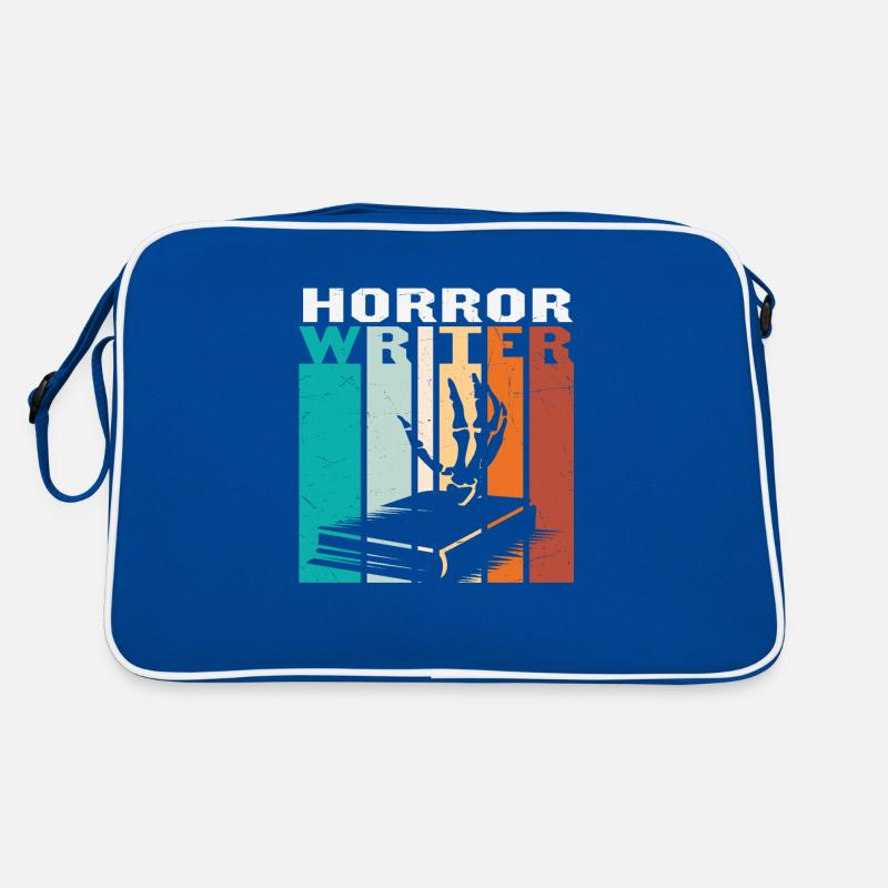 Écrivain d’horreur écrivant des citations Sac Retro