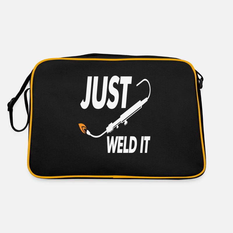 Just Weld It Welding Quotes Retro Bag