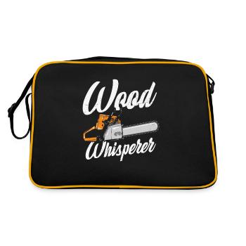 Citations de Wood Whisperer - Sac Retro - noir/or - Dos