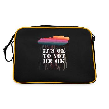 C’est ok de ne pas être ok - Sac Retro - noir/or - Dos