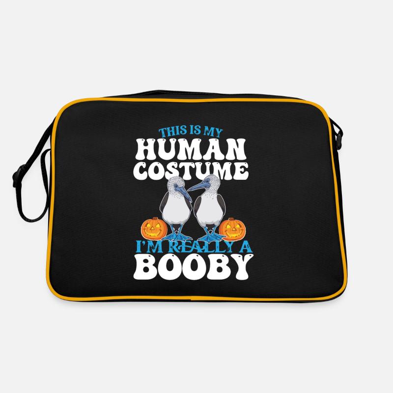 Menschenkostüm Ich bin wirklich ein Tölpelvogel Halloween Retro Tasche