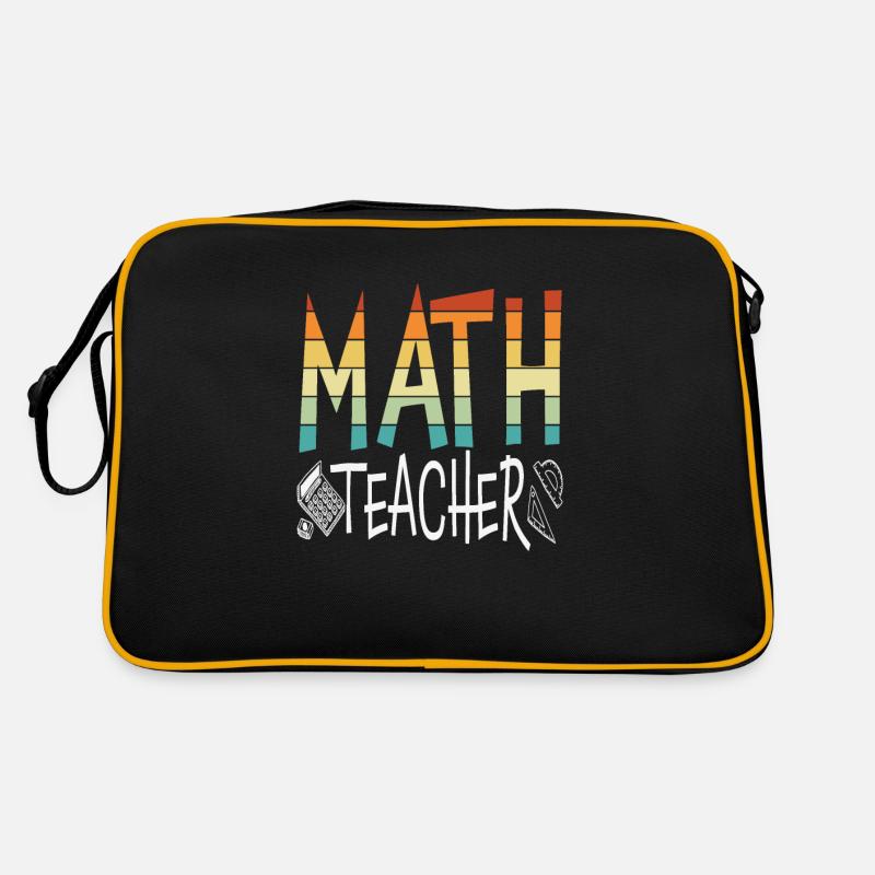 Professeur de mathématiques Citations en mathématiques Sac Retro