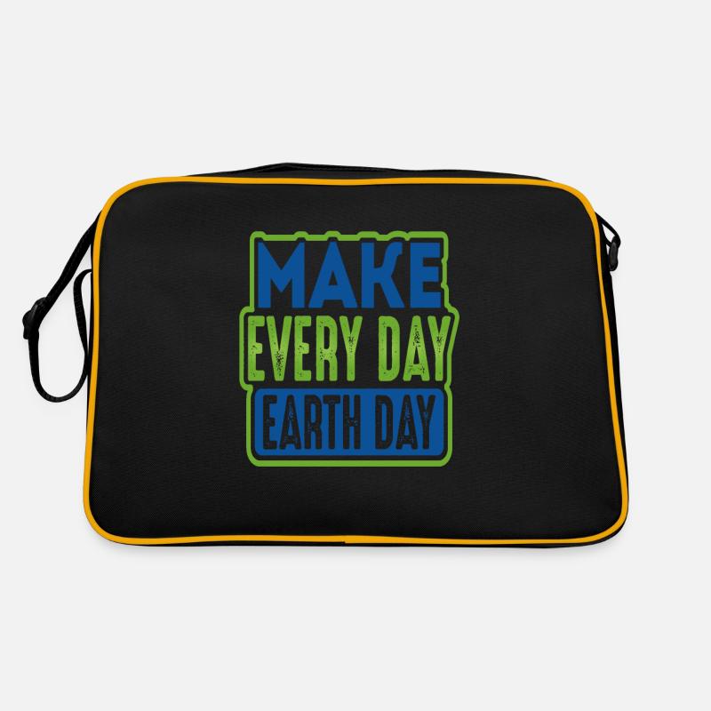 Faites du Jour de la Terre tous les jours Sac Retro