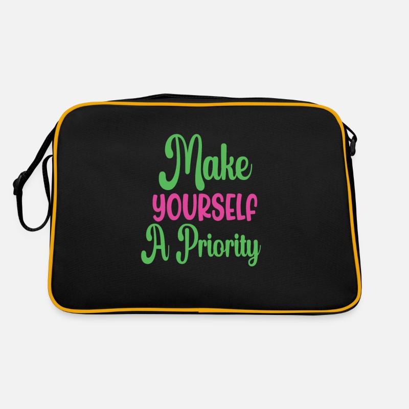 Faites-vous une priorité en matière de santé mentale Sac Retro